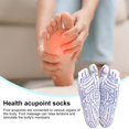 thumbnail image 4 of Foot Massage Tool 1 Set Massage Mid-calf Socks with Massage Stick Serenity Steps Foot Acupuncture Point Printed Elastic Massage to Promote Circulation, 4 of 8