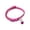 J, variant on Cotton Breakaway Cat Collars with Bell Daisy Pendant Kitty Kitten Collars Black Blue Collar for Female Girl Cats Male Boy Cats