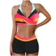 thumbnail image 2 of Traje de baño de 2 piezas para mujer, trajes de baño para mujer, traje de baño de verano de talla grande con estampado, bikini, traje de baño dividido para mujer, traje de baño de poliéster, 2 of 6