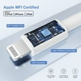 thumbnail image 5 of Compatible with iPhone Fast Car Charger,Car Charging Adapter Dual Port USB A and USB C Plug with 2Pack 6ft Charging Cable Compatible for iPhone 14 13 12 11 Pro Max XR XS X 8Plus SE,Case, 5 of 7