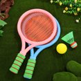 thumbnail image 3 of 1 Set Badminton Racket Toy Kids Beginners Lightweight Tennis Racket With Ball And Shuttlecock Indoor And Outdoor Sports Toy, 3 of 5