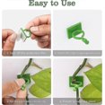 thumbnail image 3 of 100 Plant Clips (green) For Climbing Plants, Plant Wall Fixing Clips, Self-adhesive Invisible Wall Vine Fixing Device, Adhesive Plant Hooks For Indoor, 3 of 4