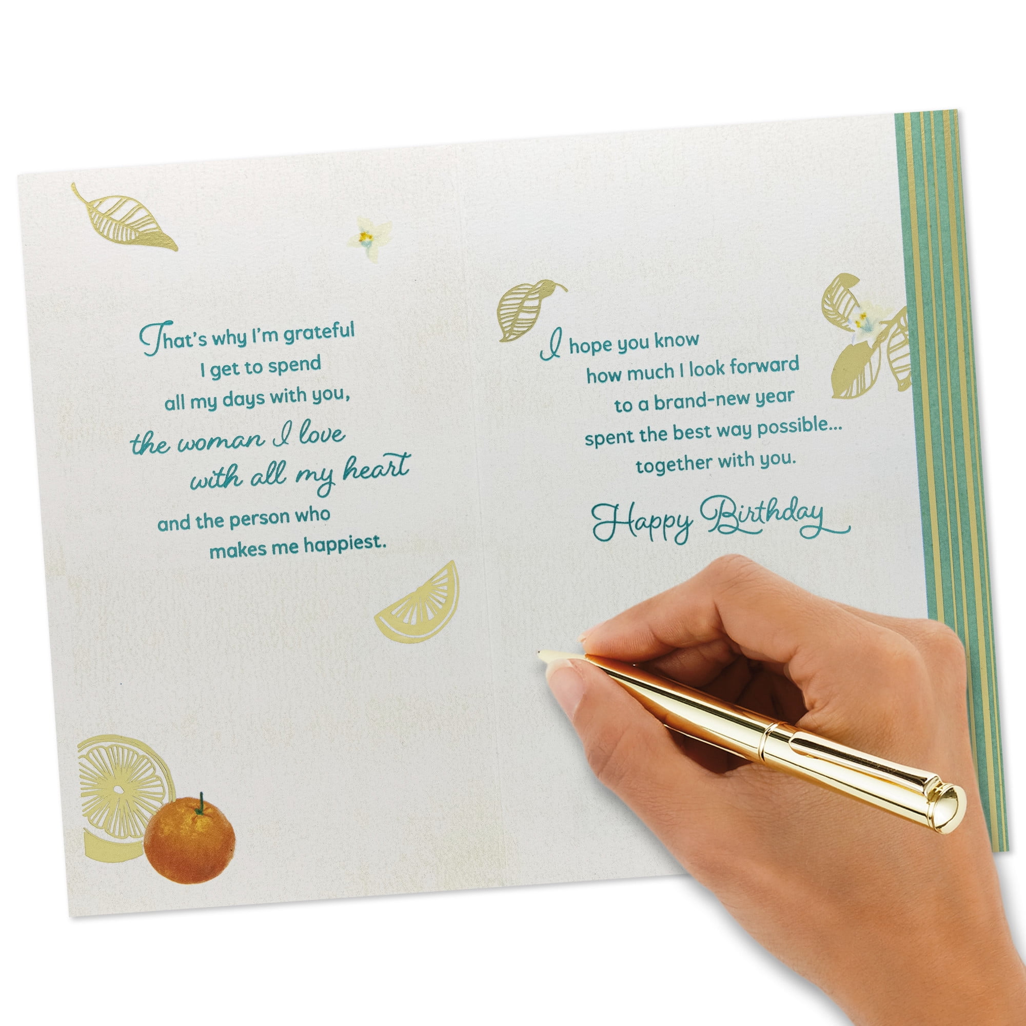 Hallmark Birthday Card for Wife (Grateful to Spend All My Days With You)
