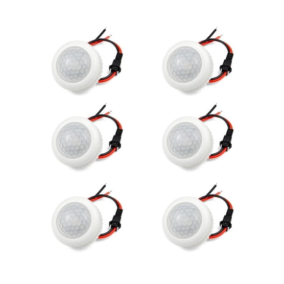 1/4/6/10 Pieces Smart Auto ON/OFF PIR Motion Sensor Switch Light Control For Home Lighting LED Lamp ,Won't Irritate Eyes