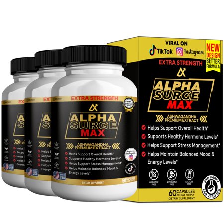 GreenVify Alpha Surge Max – Men’s Daily Energy, Strength & Vitality Support Supplement