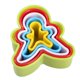 thumbnail image 1 of Juego de galletas de cinco/seis piezas con patrón de dibujos animados de Lastics de grado alimenticio multicolor TFixol  molde de galletas, 1 of 6