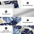 thumbnail image 5 of Blue Palm Leaves Outdoor Rug 4x6 Ft, Non Slip Washable Area Rug, Farmhouse Summer Beige Tropical Plants Patio Rugs Carpet Runner, Large Floor Mat for Indoor/Outdoor Deck Porch Camping, 5 of 8