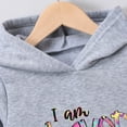 thumbnail image 4 of Gubotare Toddler Outfits for Girls Girls Graphic Jogging Suits Sweatsuits 2 Piece Set Hoodie and Sweatpants Fall Winter Clothes 2T 3T (Grey,2-3 Years), 4 of 7