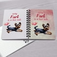thumbnail image 4 of Every Fart is Love Note Yorkshire Terrier Guilty Face Happy Valentine's Spiral Bound Journal Yorkie Dog Lover Gifts 5x7in Spiral Notebook - 01016, 4 of 5
