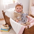thumbnail image 5 of Floral Doll Clothes Set, Hooded Doll Outfit, 18 Inch Doll Clothing, Fashion Doll Dress, Doll Wardrobe Accessories, 5 of 6