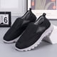 thumbnail image 4 of Deporte Con Zapatos Ortopédicos Sin Cordones Anchos para Hombres Diabéticos Cierre Ajustable Absorción Impactos Fascitis Plantar, 4 of 9