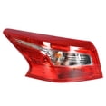 thumbnail image 2 of LABLT Clear Lens Tail Lights Brake Lamp Outer Driver Side Tail Light Red Brake Lamp Replacement for 2016-2018 Nissan Sentra 265553YU0A, 2 of 5