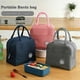 thumbnail image 3 of Insulated pink lunch bag for adults and children, lunch box, lunch tote, 3 of 5