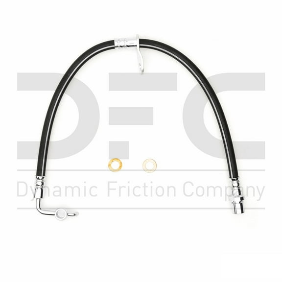 Rear Left Dynamic Friction Company Brake Line Hose 350-13082 For 2010-2014 Subaru Legacy