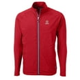 thumbnail image 2 of Men's Cutter & Buck Red Bradley Braves Big & Tall Adapt Eco Knit Hybrid Recycled Full-Zip Jacket, 2 of 3