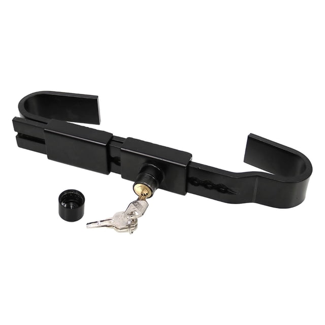 de puerta de carga, accesorios Negro Rango de ajuste: 11.8" - 18.3" Ajuste de almacenamiento para semirremolques Caja Camión Almacén Sitio DYNWAVEMX Cerradura de puerta de carga