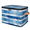 Multicolor 1, variant on ADECORIVY Blue Turquoise Storage Bin with Zipper Lid, Fabric Foldable Shelf Baskets Boxes, Closet Lidded Storage Bins, Decorative Clothes Organizer for Bedroom Home