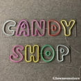 thumbnail image 4 of Glowneon Candy Shop Neon Sign, Candy Shop Led Sign, Open Candy Store Sign, Custom Store Signage, 4 of 5