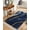Blue, variant on Marble Navy Blue Washable Area Rug 3'x5', Modern Golden Ombre Retro Fluid Art Woven Cotton Tassels Kitchen Rugs, Non Slip Indoor Door Mat Throw Carpet for Entryway Living Room Nursery Laundry Room