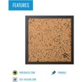 thumbnail image 4 of MasterVision Speckled Black Natural Cork Board, 4 of 7