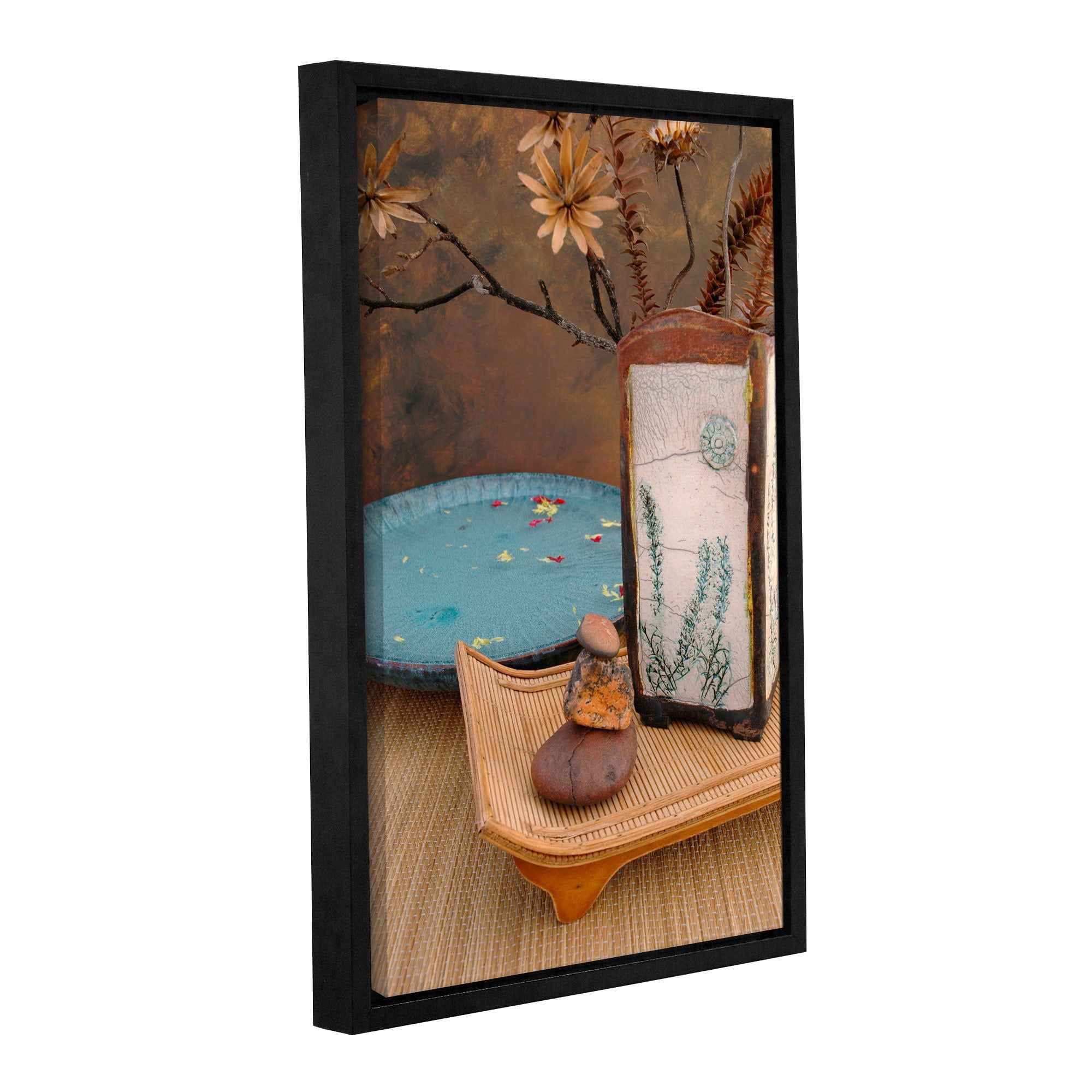 ArtWall Elena Ray "Zen Still Life 2" Gallery-Wrapped Floater-Framed Canvas