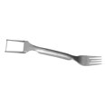 thumbnail image 1 of Toystoory Tenedor de sandía 2 en 1, rebanador de doble cabezal, herramientas para cortar frutas de cocina, divisor, melón, ensalada, Dicer, Mostrada, 1 of 6