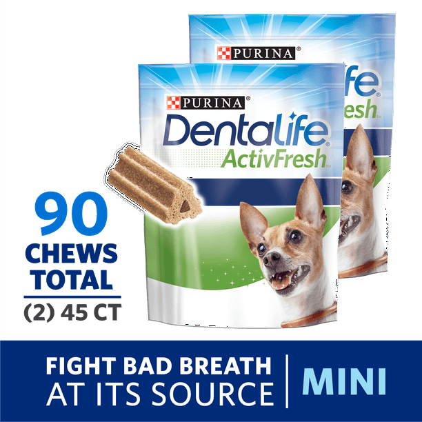Purina DentaLife Dog Dental Chews ActivFresh Daily Oral Care Mini 27