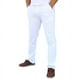 thumbnail image 3 of Pantalón de gabardina stretch John Silver  Corte recto color blanco, 3 of 5