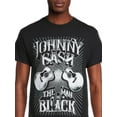 thumbnail image 5 of Johnny Cash Men's Man in Black Graphic Tee with Short Sleeves, Sizes S-3XL, 5 of 5