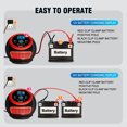 thumbnail image 4 of Cargador De Batería De Coche Cargador de batería de coche 20A cargador de reparación de pulso de batería 12V 24V Digital para AGM GEL, 4 of 7