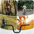 thumbnail image 6 of BUCKLOS Bike 25.4 High Riser 120mm/160mm Handlebars - Bicycle Aluminium Alloy Rise 580mm Handle Bars for Mountain Bike/MTB/Folding Bicycle/E-bike,Commuter bike, 6 of 6