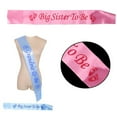 thumbnail image 6 of Ruanlalo Baby Shower Sash Party Decoration Mom To Be/Grandma/Auntie/Nanny/Big Sister Pink Aunty To Be, 6 of 6