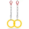 SereneLife 2 Clamping Hoops Gymnastic Bar - Monkey Ring Outdoor Backyard Ninja Line Accessories Set