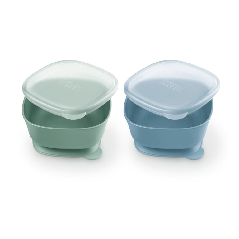 NUK First Choice Suction Bowls with Lids, 2 Pack photo 1