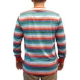 thumbnail image 2 of Chucky Rainbow Striped Adult Long Sleeve Shirt - Mens 5XL, 2 of 8