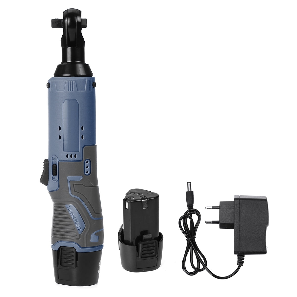 3/8'' 70Nm 350RPM Cordless Electric Ratchet Wrench Set with 12V Lithium