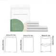 thumbnail image 2 of Ouuluon Disposable Bed Sheets 4-Piece Portable Soft Bedding Set, White Vacuum Pack Disposable Sheets for Business Travel Hotel Homestay Use, 2 of 6