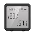 thumbnail image 1 of Amdohai Tuya Smart WiFi Temperature Humidity Sensor Indoor Hygrometer Thermometer APP Remote Control with LCD Screen T&H Sensor ℃/℉ Switchable Compatible with Alexa Google Home, 1 of 8
