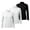 Black, variant on Undershirts for Women, 3 Pack Womens Tops Mock Neck Soft Long Sleeve Shirts Fall Clothes Casual Shirts Basic Tee Basics Tops White L