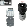 thumbnail image 2 of 2pcs Drill tool Socket Adapter Drive 1/2 Square To 1/4 Inch Hex Converter, 2 of 9