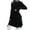 Black, variant on Wensltd Women's Two Piece Skirt Sets Dressy Casual Knit Long Sleeve Crewneck Tops and Dresses Set Fall Outfits