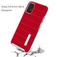 thumbnail image 3 of Kaleidio Case For Samsung Galaxy A52 5G [Sleek Grip] Hybrid Dual Layer [Shockproof] Impact Protector Cover [Red/Gray], 3 of 4