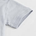 thumbnail image 6 of Eltusu Boys Polo Shirts, Two Pieces Pullover Short Sleeve Soft Collar Shirts Gray Size 1-2 T, 6 of 7