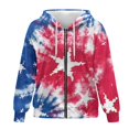 thumbnail image 4 of Uorisanigo Watercolor Womens Zip Up Hoodies Size L Warm Slight Stretch Hooded Zip up Sweatshirt Oversized Comfortable Fall Trendy Outfits, 4 of 7