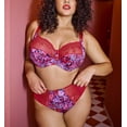 thumbnail image 4 of Elomi Morgan Stretch Lace Banded Underwire Bra (4110),40HH,Sunset Meadow, 4 of 7