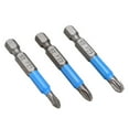 thumbnail image 4 of 6Pcs Non-Slip Screwdriver Bit Set Electric for Impact 50Mm Ph1/Ph2/Ph3/For Pz1/For Pz2/Pz3, 4 of 10