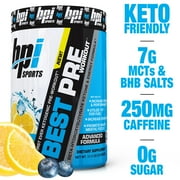 BPI Sports Best Pre Workout Pre Workout Blue Lemon Ice, 30 Servings