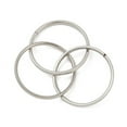 thumbnail image 2 of 201 Stainless Steel Trinity Interlocking Ring Finger Rings Stainless Steel color Size 9(18.9mm), 2 of 4