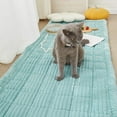 thumbnail image 6 of Couch Cover for Dogs Washable, Fuzzy Pet Couch Covers for 3 Cushion Sofa Pet Friendly, Non Slip Sofa Cover (Blue, 27.6" x 59"/70 x 150cm), 6 of 13