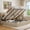 Beige, variant on Asofer King Upholstered Bed Frame with Lift Up Storage & Modern Wingback Headboard, No Box Spring Needed, Beige